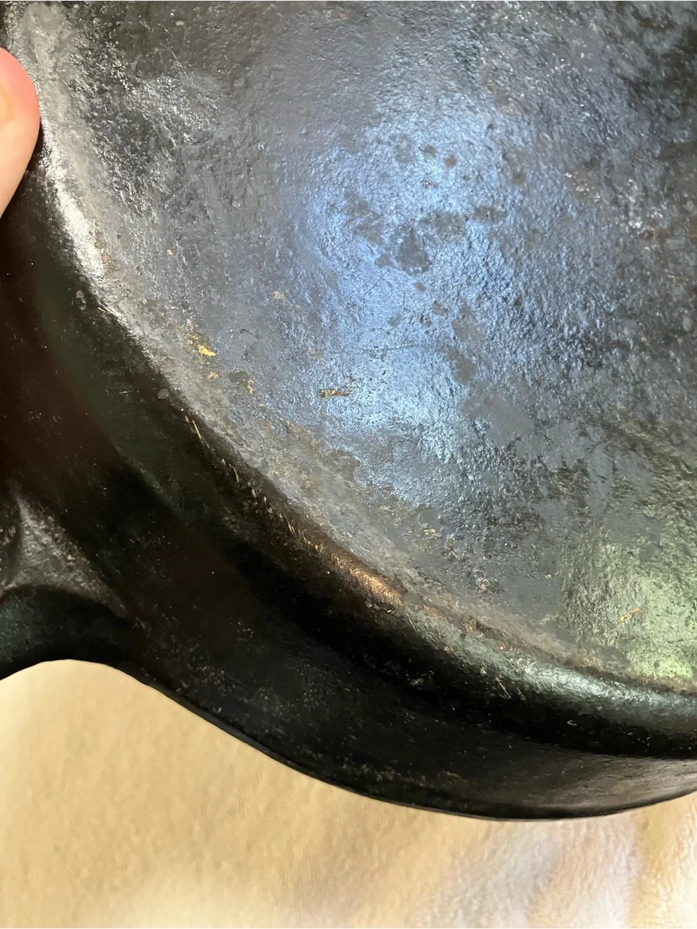 Antique Wagner Ware #12 cast-iron skillet frying pan